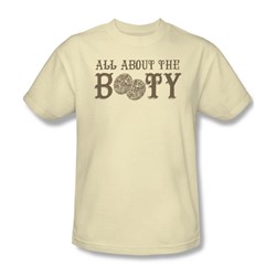 The Booty - Mens T-Shirt In Cream