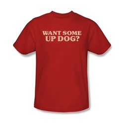 Up Dog - Mens T-Shirt In Red