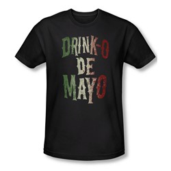 Drink O - Mens Slim Fit T-Shirt In Black
