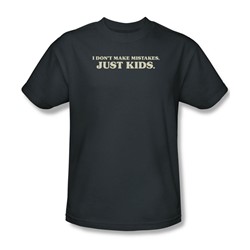 Kid Mistakes - Mens T-Shirt In Charcoal