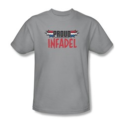 Infadel - Mens T-Shirt In Silver