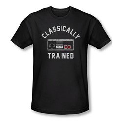 Classically Trained - Mens Slim Fit T-Shirt In Black
