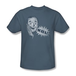 Holla - Mens T-Shirt In Slate