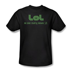 Lol - Mens T-Shirt In Black