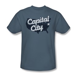 Capital City - Mens T-Shirt In Slate