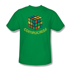 Complicated - Mens T-Shirt In Kelly Green