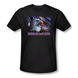 Freedom Isn'T Free - Mens Slim Fit T-Shirt In Black