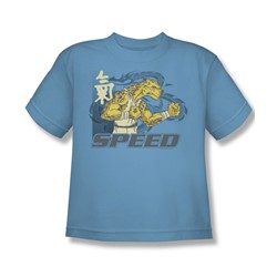 Cheetah Speed - Big Boys T-Shirt In Light Blue