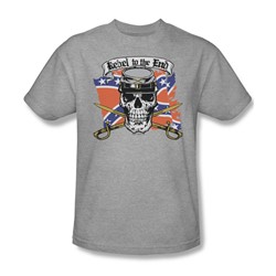 Rebel To The End - Mens T-Shirt In Heather