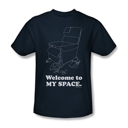 Welcome To My Space - Mens T-Shirt In Navy