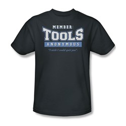 Tools Anonymous - Mens T-Shirt In Charcoal