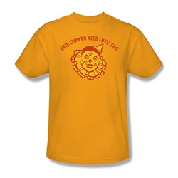 Evil Clowns - Mens T-Shirt In Gold