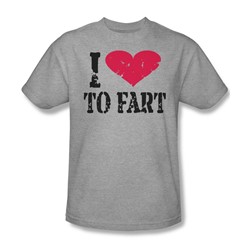 I Love To Fart - Mens T-Shirt In Heather