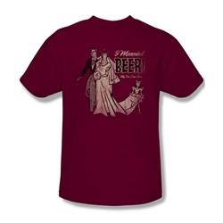 I Married Beer - Mens T-Shirt In Cardinal