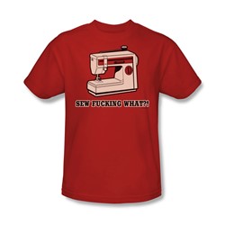 Sew F'Ing What - Mens T-Shirt In Red