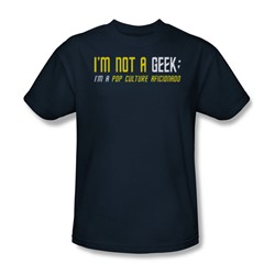 Funny Tees - Mens Not A Geek T-Shirt