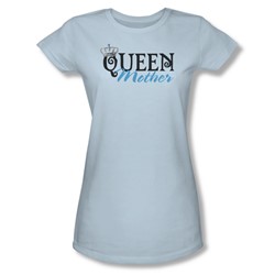 Queen Mother - Juniors Sheer T-Shirt In Light Blue