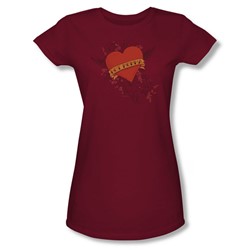 Funny Tees - Juniors Hot Momma Sheer T-Shirt
