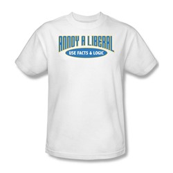 Annoy A Liberal - Mens T-Shirt In White
