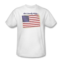 Proudly Pledge - Mens T-Shirt In White