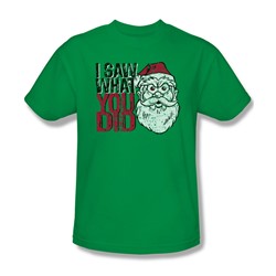 I Saw You - Mens T-Shirt In Kelly Green
