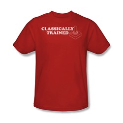 Classically Trained - Mens T-Shirt In Red