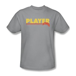 Player - Mens T-Shirt In Silver