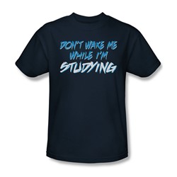 Studying - Mens T-Shirt In Navy