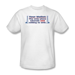 Your Wallet - Mens T-Shirt In White