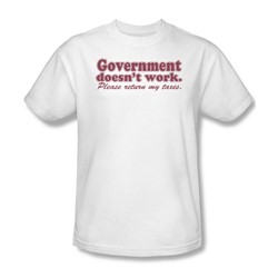 Doesn'T Work - Mens T-Shirt In White