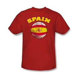Spain - Mens T-Shirt In Red