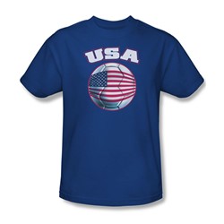 Usa - Mens T-Shirt In Royal