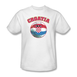 Croatia - Mens T-Shirt In White