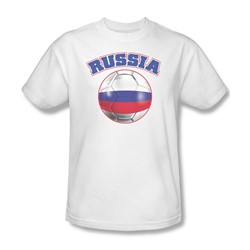 Russia - Mens T-Shirt In White