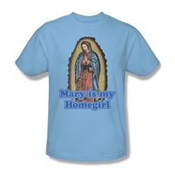 Mary Is My Homegirl - Mens T-Shirt In Light Blue