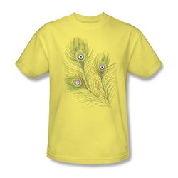 Evil Feather - Mens T-Shirt In Banana
