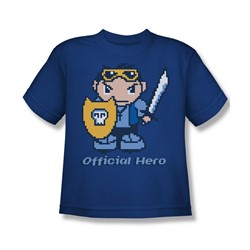 Official Hero - Big Boys T-Shirt In Royal