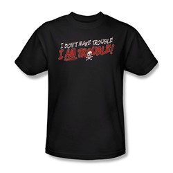 I Am Trouble - Mens T-Shirt In Black