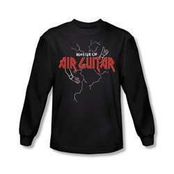 Air Guitar Master - Mens Longsleeve T-Shirt In Black
