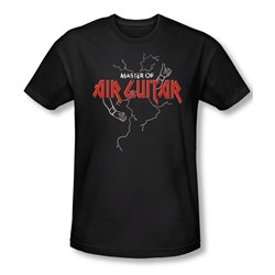 Air Guitar Master - Mens Slim Fit T-Shirt In Black