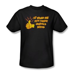 My Thumb Hurts - Mens T-Shirt In Black
