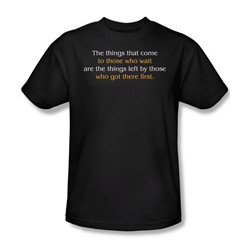 Funny Tees - Mens Got Here First T-Shirt