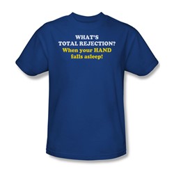 Total Rejection - Mens T-Shirt In Royal Blue