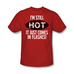 Hot Flashes - Mens T-Shirt In Red