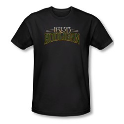 Hooligan - Mens Slim Fit T-Shirt In Black
