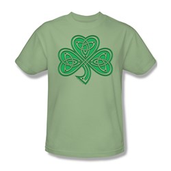 Celtic Shamrock - Mens T-Shirt In Kelly Green