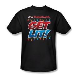 Get Lit - Mens T-Shirt In Black