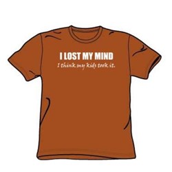 I Lost My Mind - Texas Orange Adult S/S T-Shirt For Men