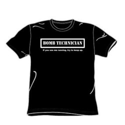 Bomb Technician - Ault Black S/S T-Shirt For Men
