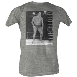 Andre The Giant - Tower Mens T-Shirt In Gray Heather